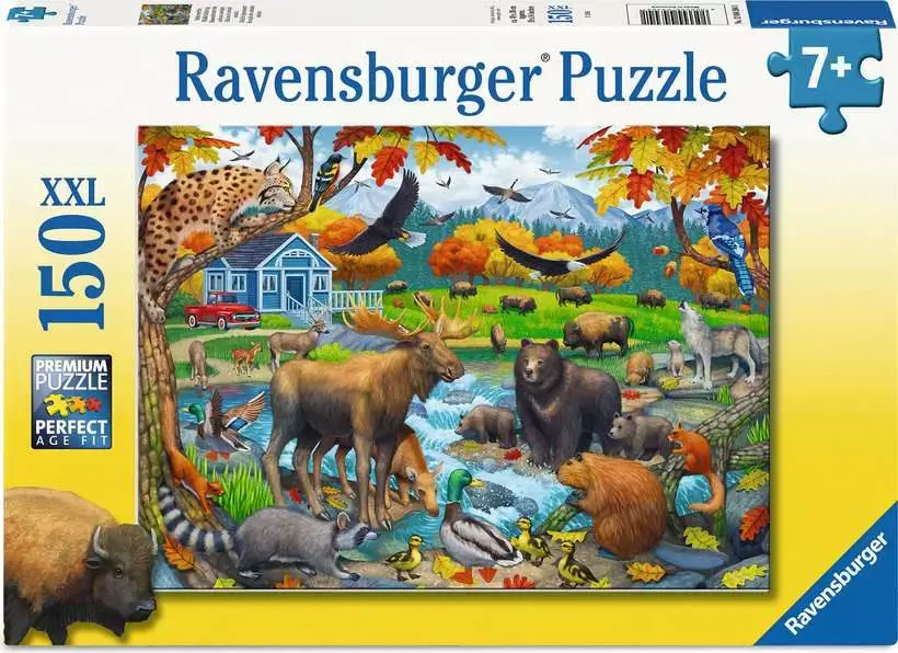 Ravensburger Ravensburger Puzzle 150pc Wildlife Gathering