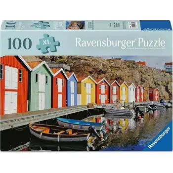 Ravensburger Ravensburger Puzzle Adult 100pc Colorful Houses in Sweden