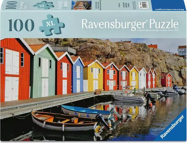 Ravensburger Ravensburger Puzzle Adult 100pc Colorful Houses in Sweden