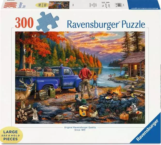 Ravensburger Puzzle 300pc Large Format Sunset Lake