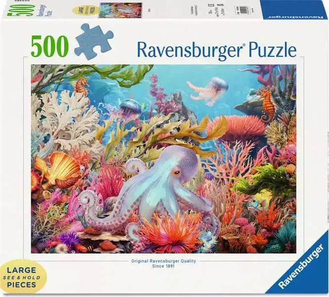 Ravensburger Ravensburger Puzzle 500pc Large Format Reef Life