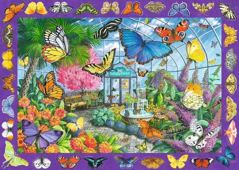 Ravensburger Ravensburger Puzzle 500pc Large Format The Butterfly Place