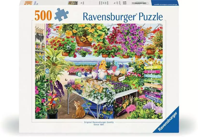 Ravensburger Ravensburger Puzzle 500pc Glorious Garden Center