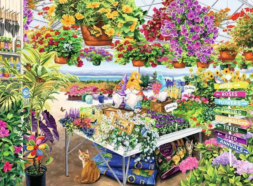 Ravensburger Ravensburger Puzzle 500pc Glorious Garden Center