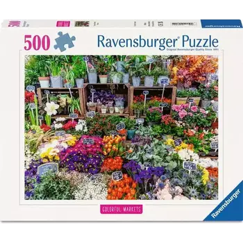 Ravensburger Ravensburger Puzzle 500pc Flower Market, France