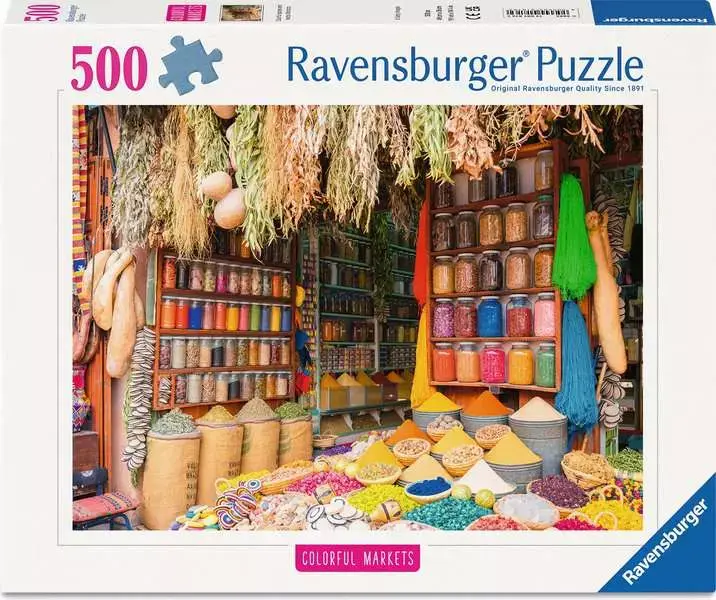 Ravensburger Ravensburger Puzzle 500pc Colorful Spices, Morocco