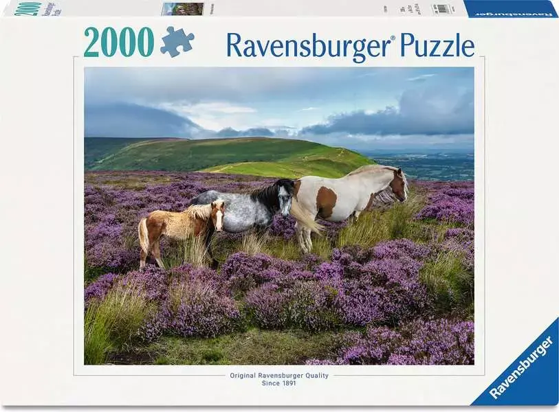 Ravensburger Ravensburger Puzzle 2000pc Wild Horses in the Heather