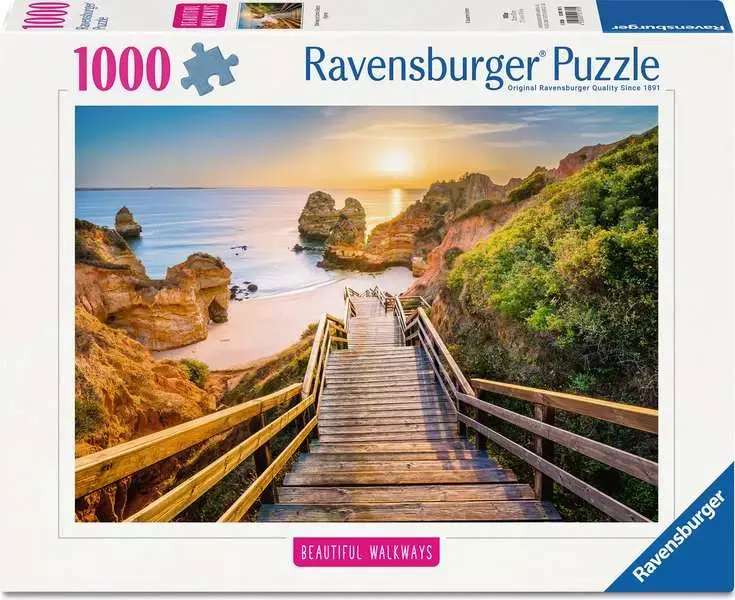 Ravensburger Ravensburger Puzzle 1000pc Stairway to Camilo Beach, Algarve
