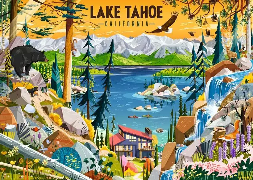 Ravensburger Ravensburger Puzzle 1000pc Sacred Lake Tahoe