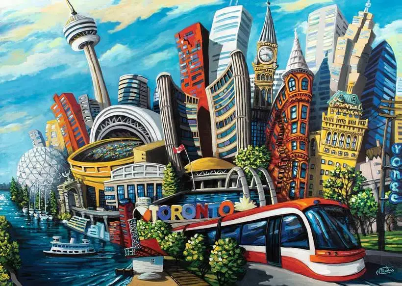 Ravensburger Ravensburger Puzzle 1000pc Toronto