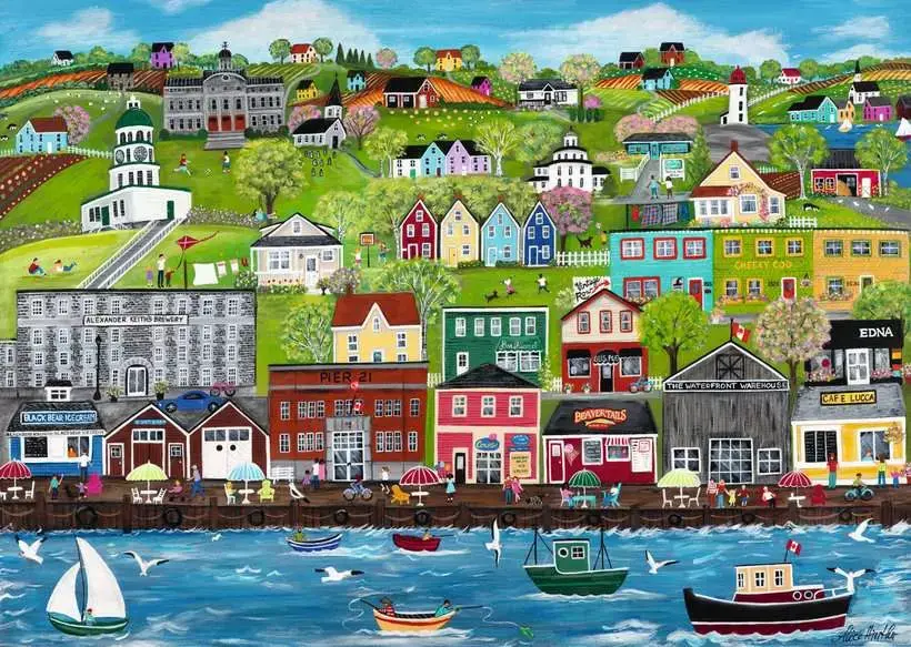 Ravensburger Ravensburger Puzzle 1000pc Halifax Harbour