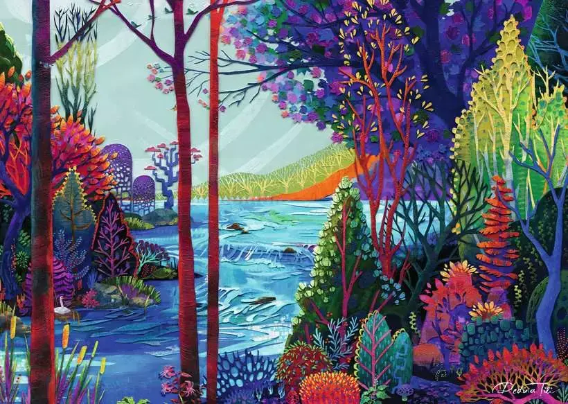 Ravensburger Ravensburger Puzzle 1000pc Indigo Forest