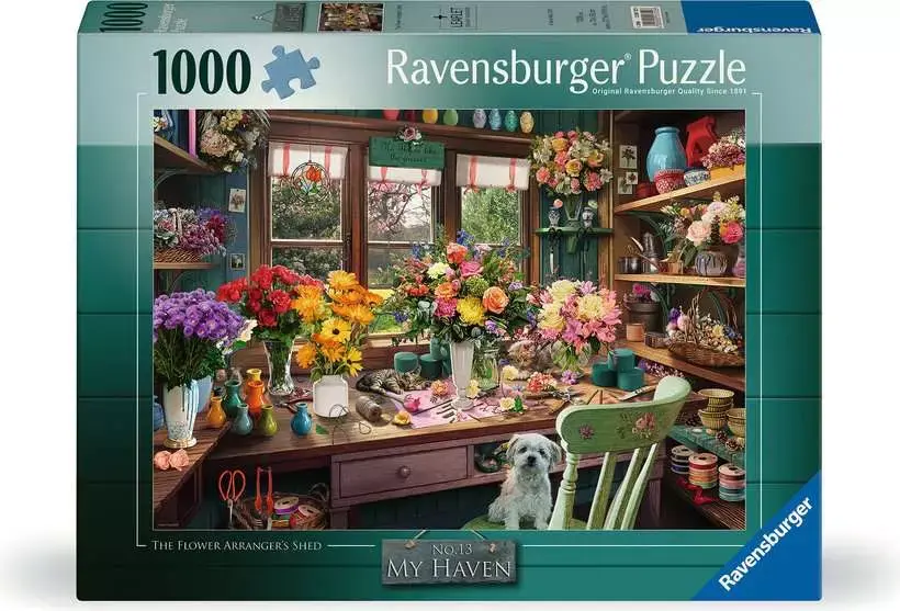 Ravensburger Ravensburger Puzzle 1000pc Flower Arranger's Shed