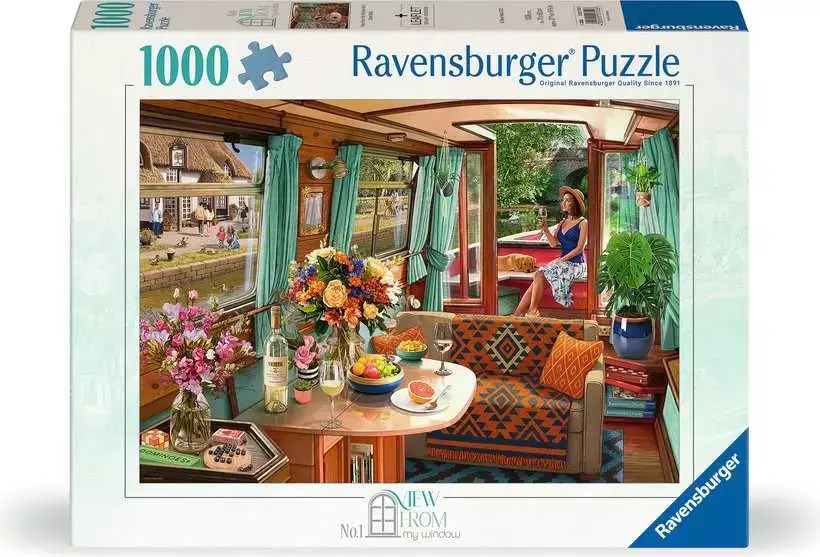 Ravensburger Ravensburger Puzzle 1000pc Canal Boat