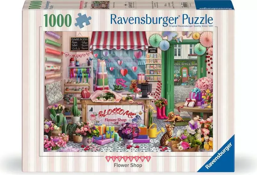 Ravensburger Ravensburger Puzzle 1000pc Blossoms Flower Shop