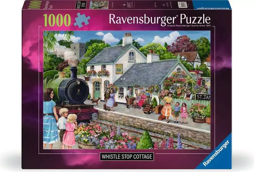 Ravensburger Ravensburger Puzzle 1000pc Whistle Stop Cottage