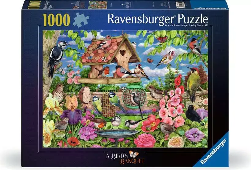 Ravensburger Ravensburger Puzzle 1000pc The Bird Table