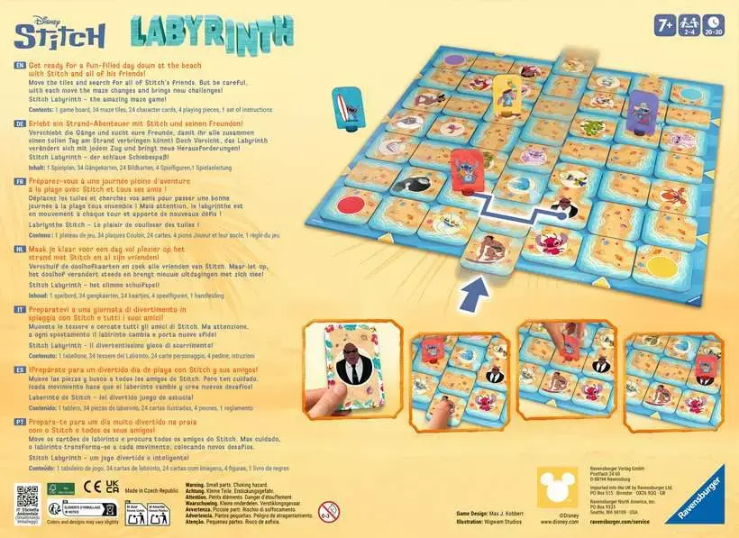 Ravensburger Labyrinth Board Game: Stitch