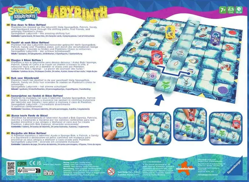 Ravensburger Labyrinth Board Game: SpongeBob Square Pants