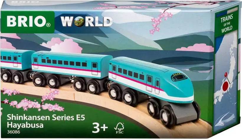 Brio Brio World Trains of the World: Shinkansen Hayabusa Set