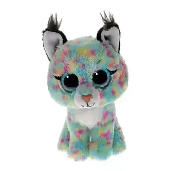 Ty Ty Beanie Boo Regular Lynx Bobcat Blue