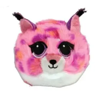 Ty Ty Beanie Bouncers Lex Pink Bobcat