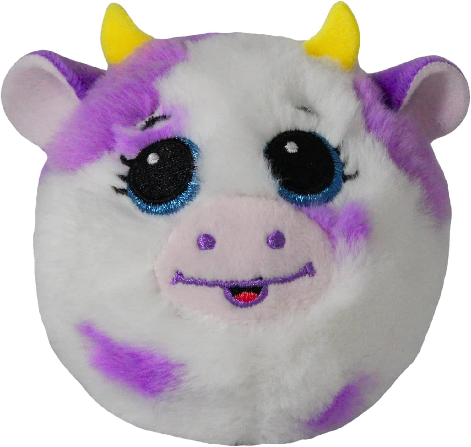 Ty Ty Beanie Bouncers Daisy Cow Purple/white