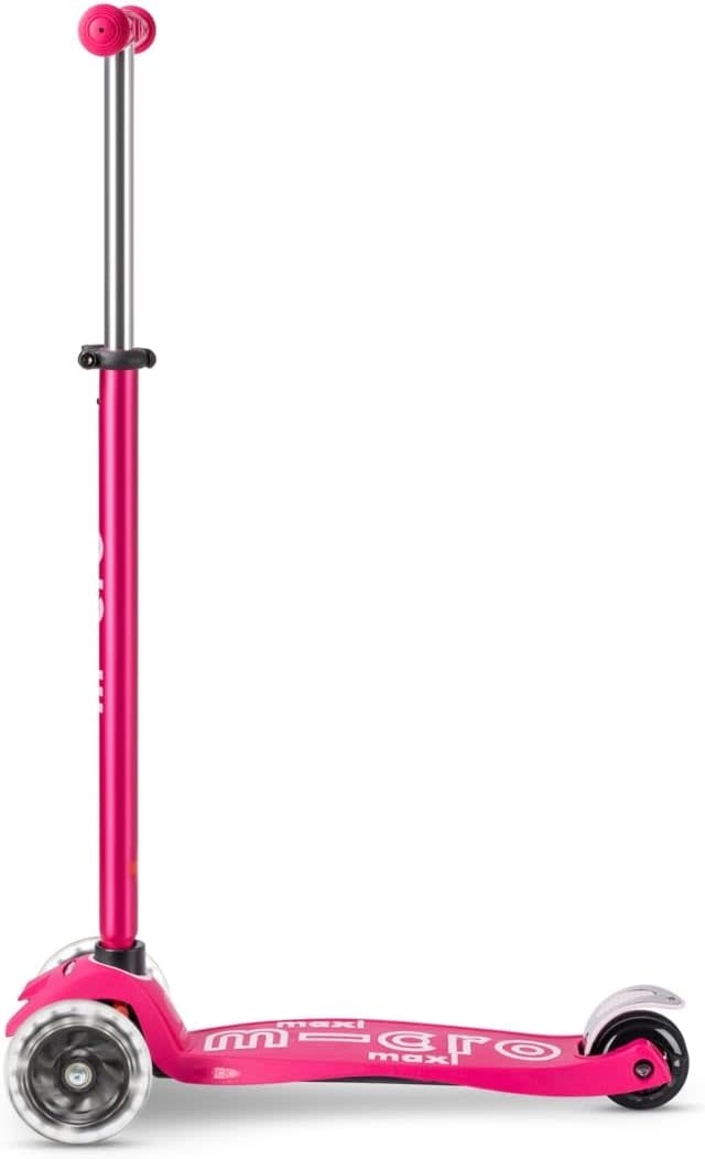 Kickboard Kickboard Scooter Micro Maxi Deluxe LED Pink