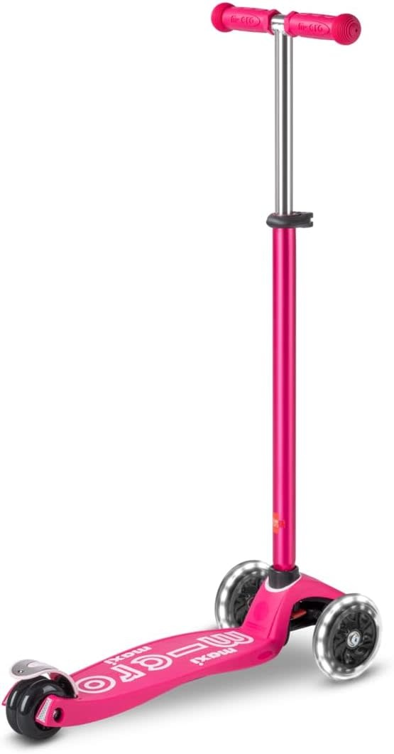 Kickboard Kickboard Scooter Micro Maxi Deluxe LED Pink