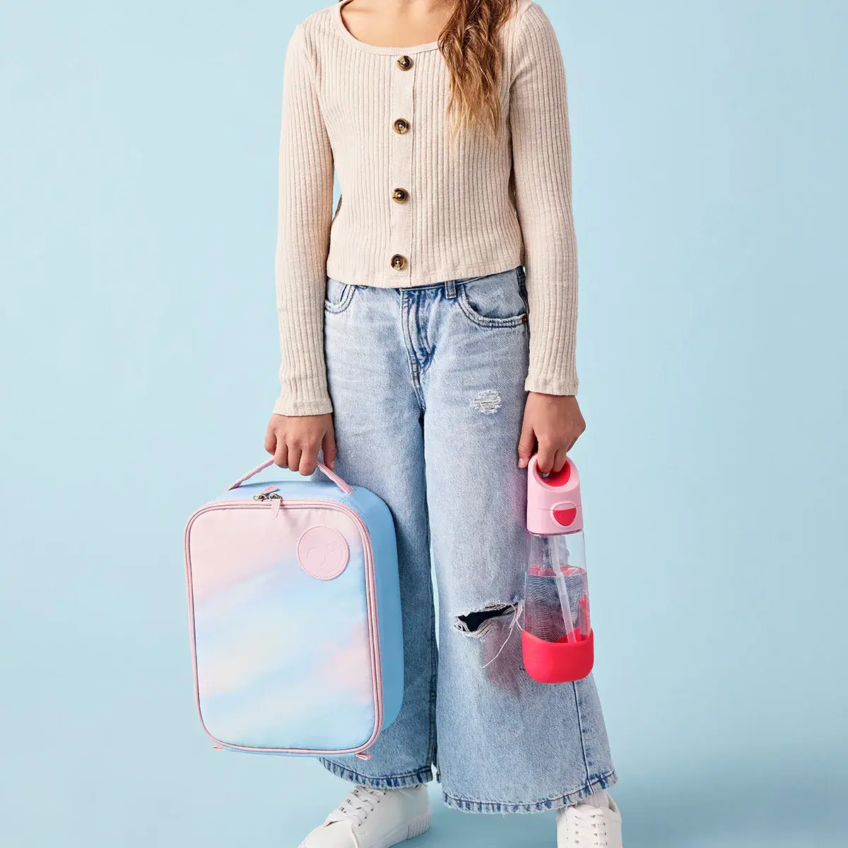 b.box Tritan Drink Bottle 600ml Flamingo Fizz