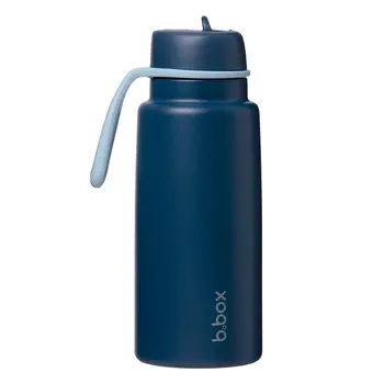b.box Insulated Flip Top Drink Bottle Midnight