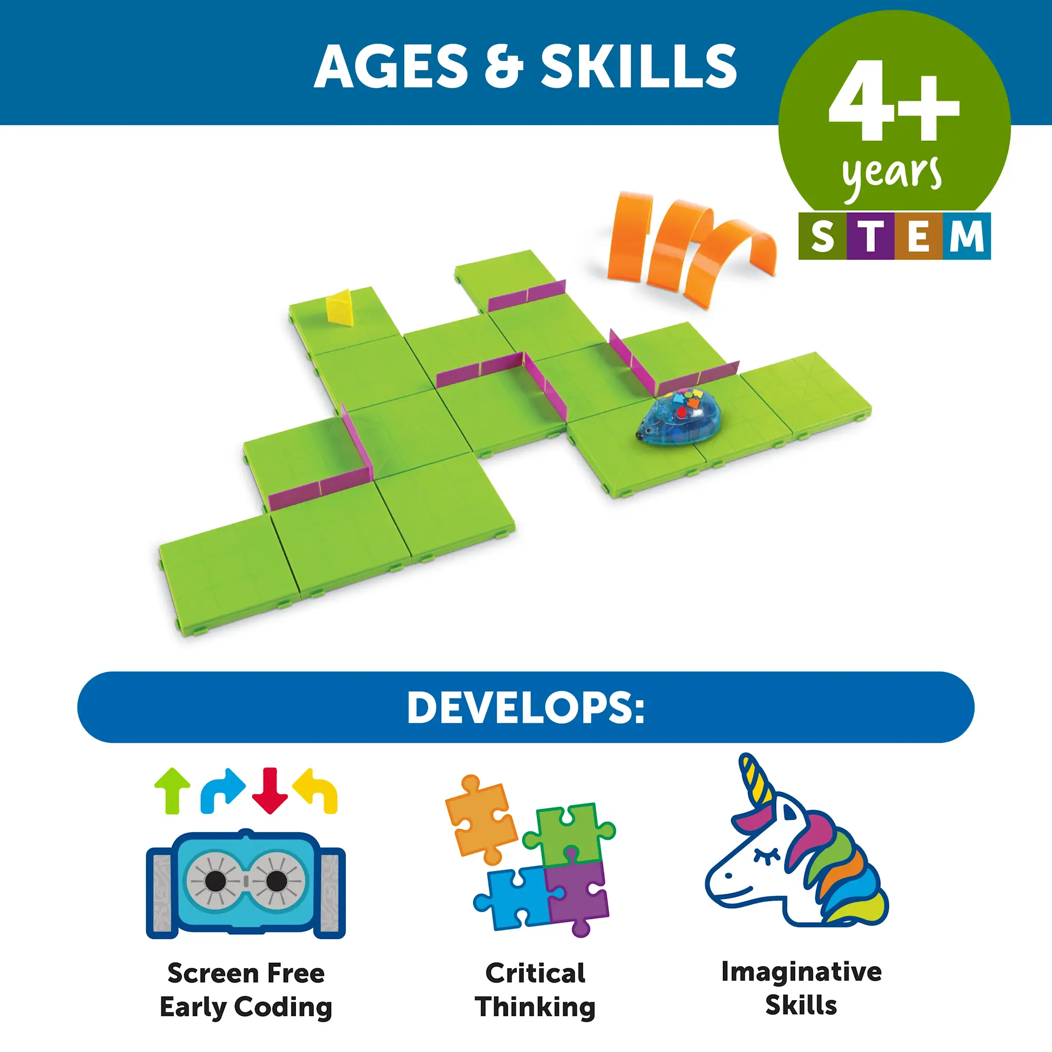 Learning Resources Learning Resources Code & Go Robot Mouse Activity Set