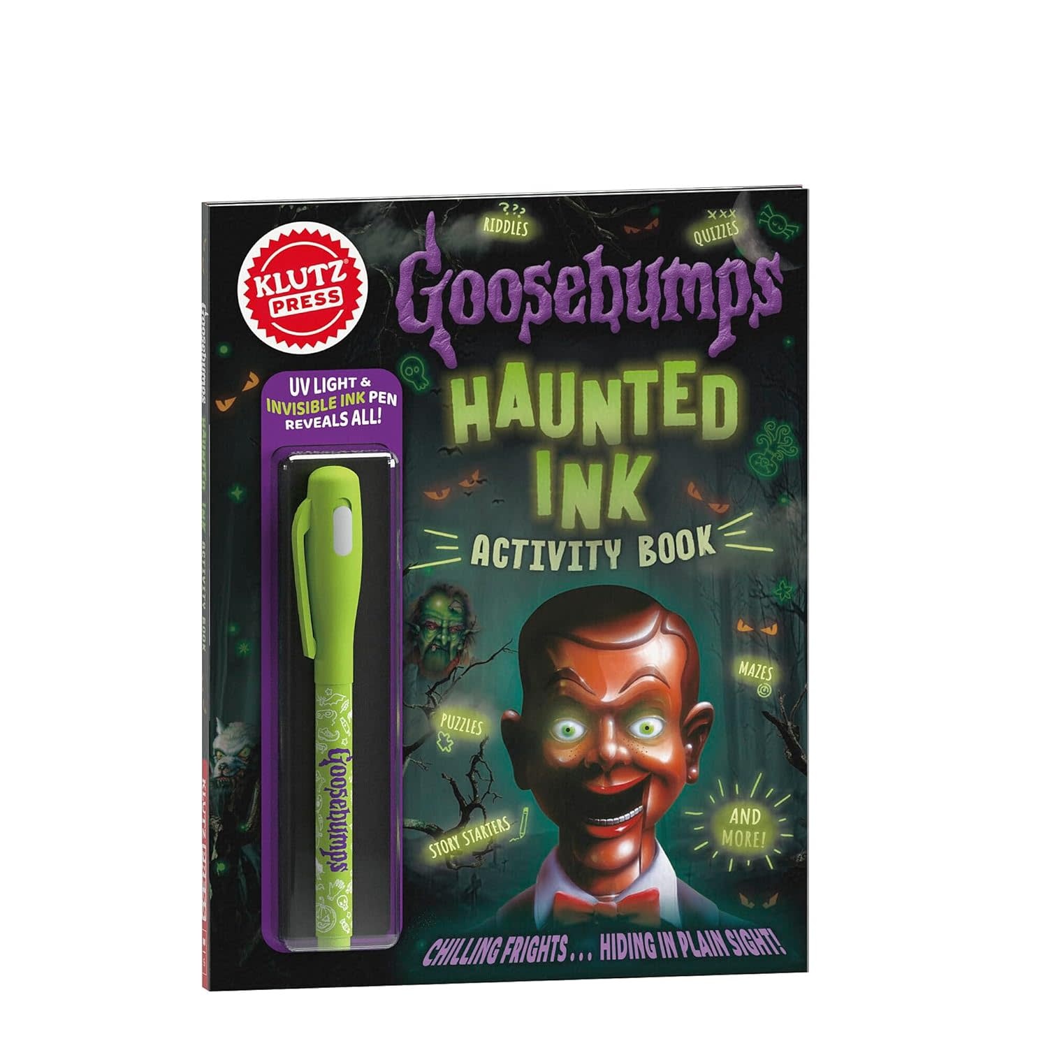 Klutz Klutz Book Goosebumps Haunted Ink Activity Book