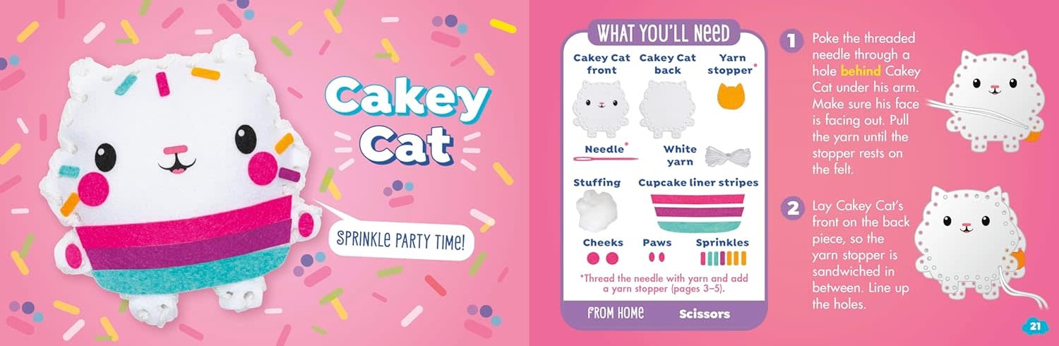 Klutz Klutz Book Jr Gabby's Dollhouse My Simple Sewing