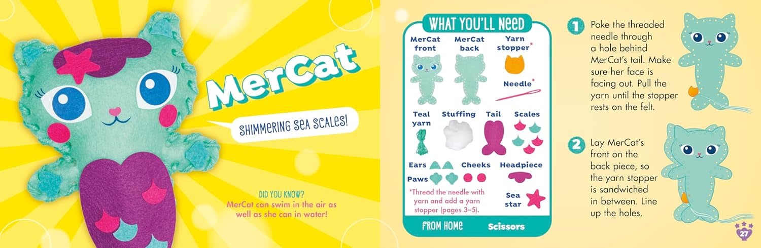 Klutz Klutz Book Jr Gabby's Dollhouse My Simple Sewing