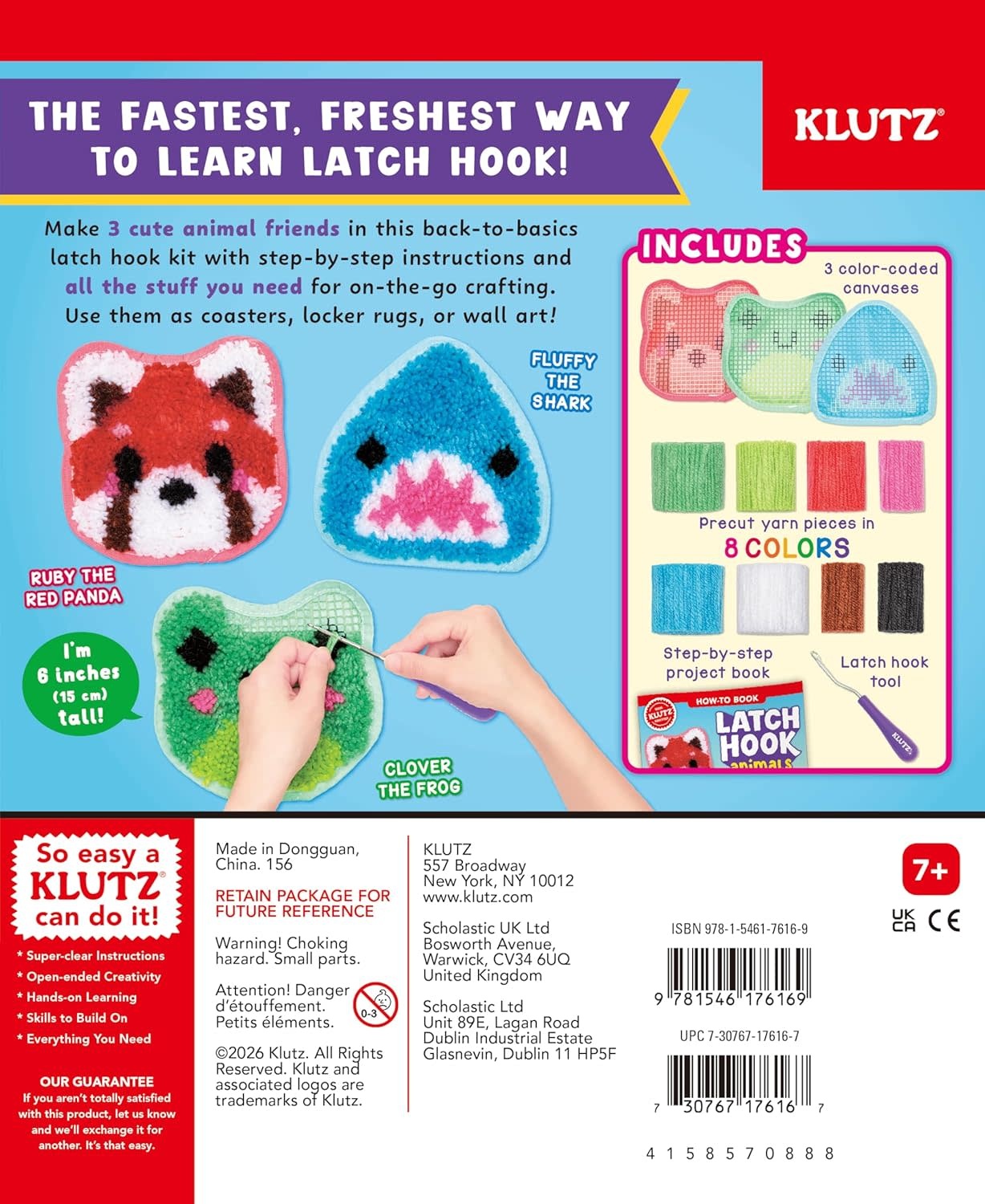 Klutz Klutz Latch Hook Animals