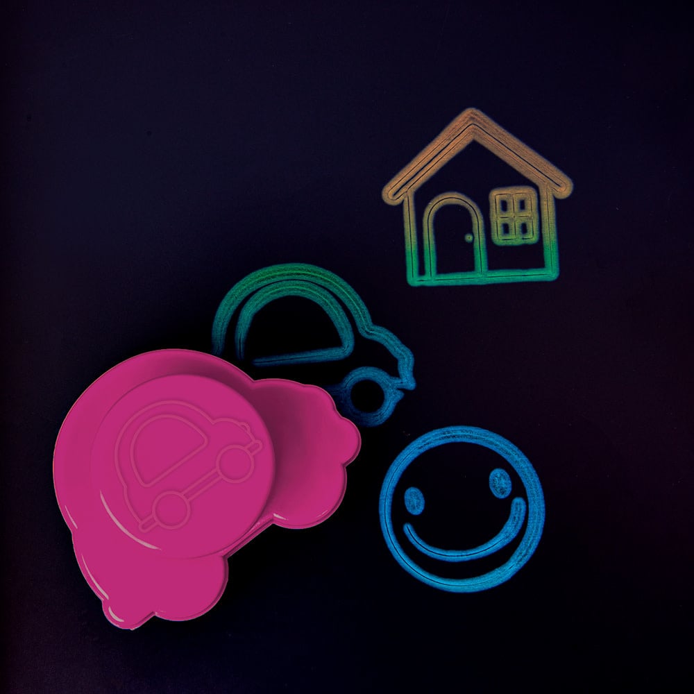 B. Rainbow Doodler LCD Drawing Tablet