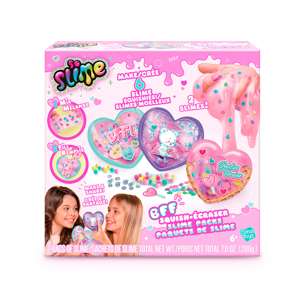 So Slime Best Friends Forever Squish Slime Pack