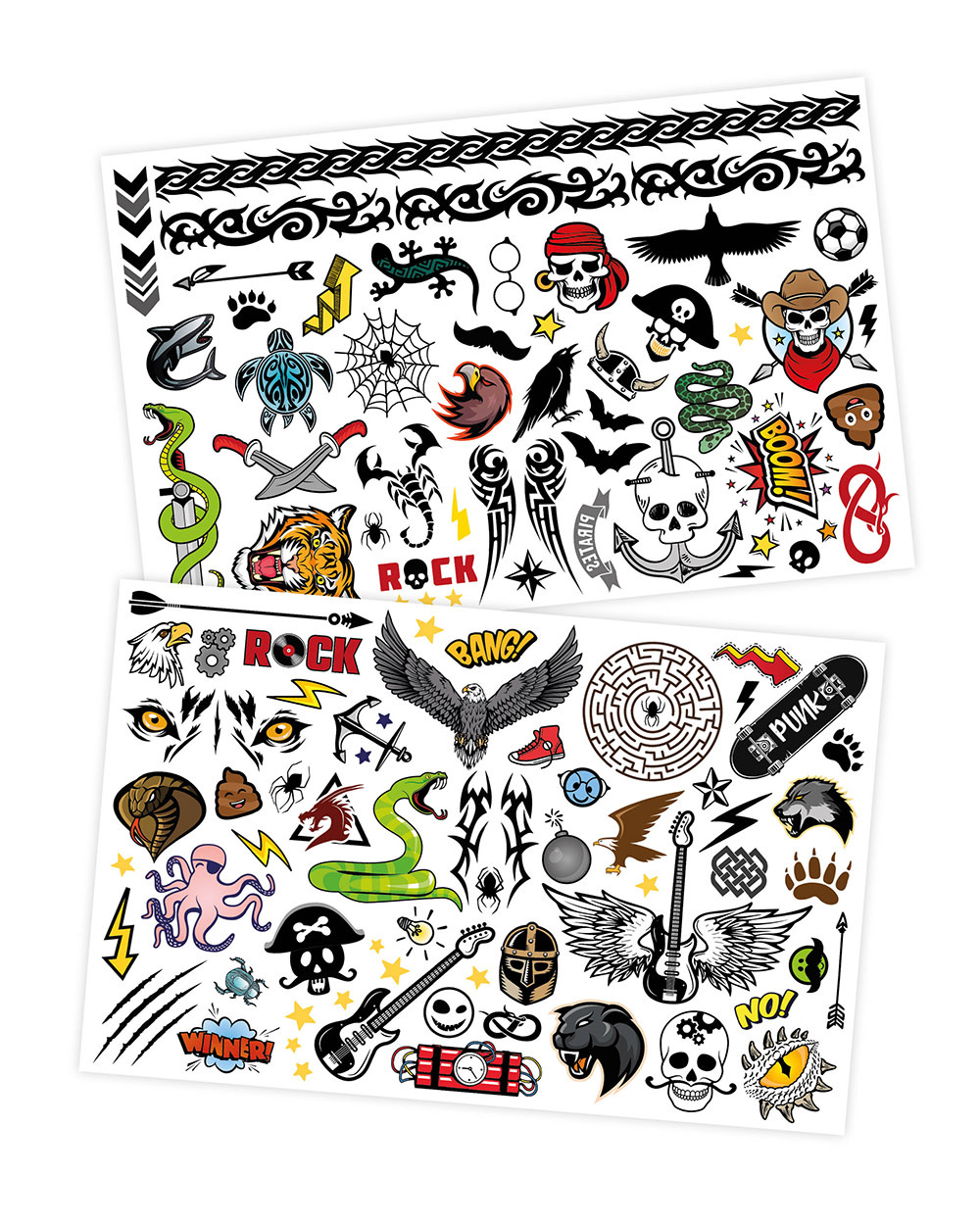 Buki France Be Teens 75 Washable Tattoos Black