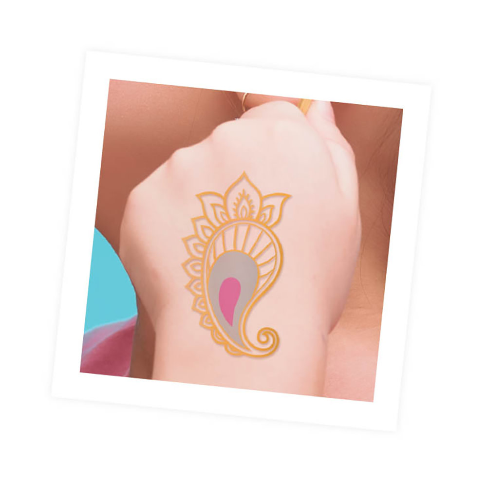 Buki France Be Teens 75 Washable Tattoos Pink