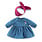 Corolle Doll Outfit Little Explorer Jean Dress & Scarf