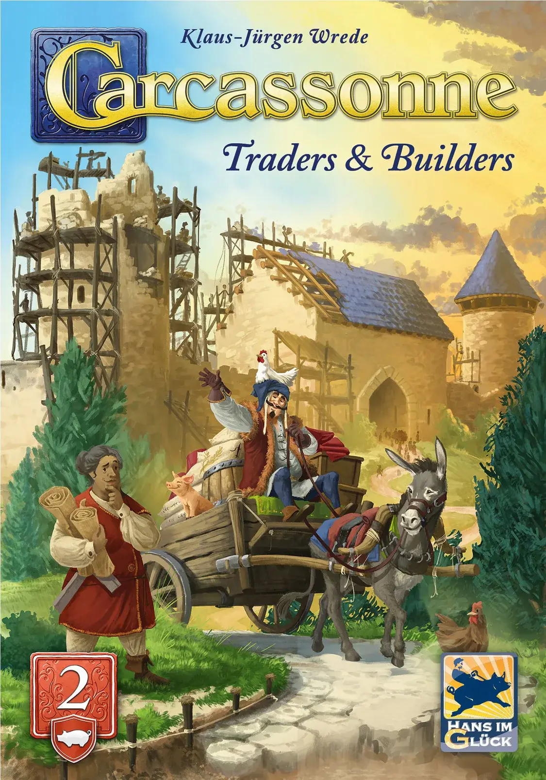 Carcassonne Game Exp:2 Traders & Builders Refresh