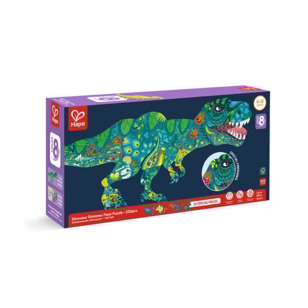 Hape Toys Hape Floor Puzzle: Dinosaur Shimmer