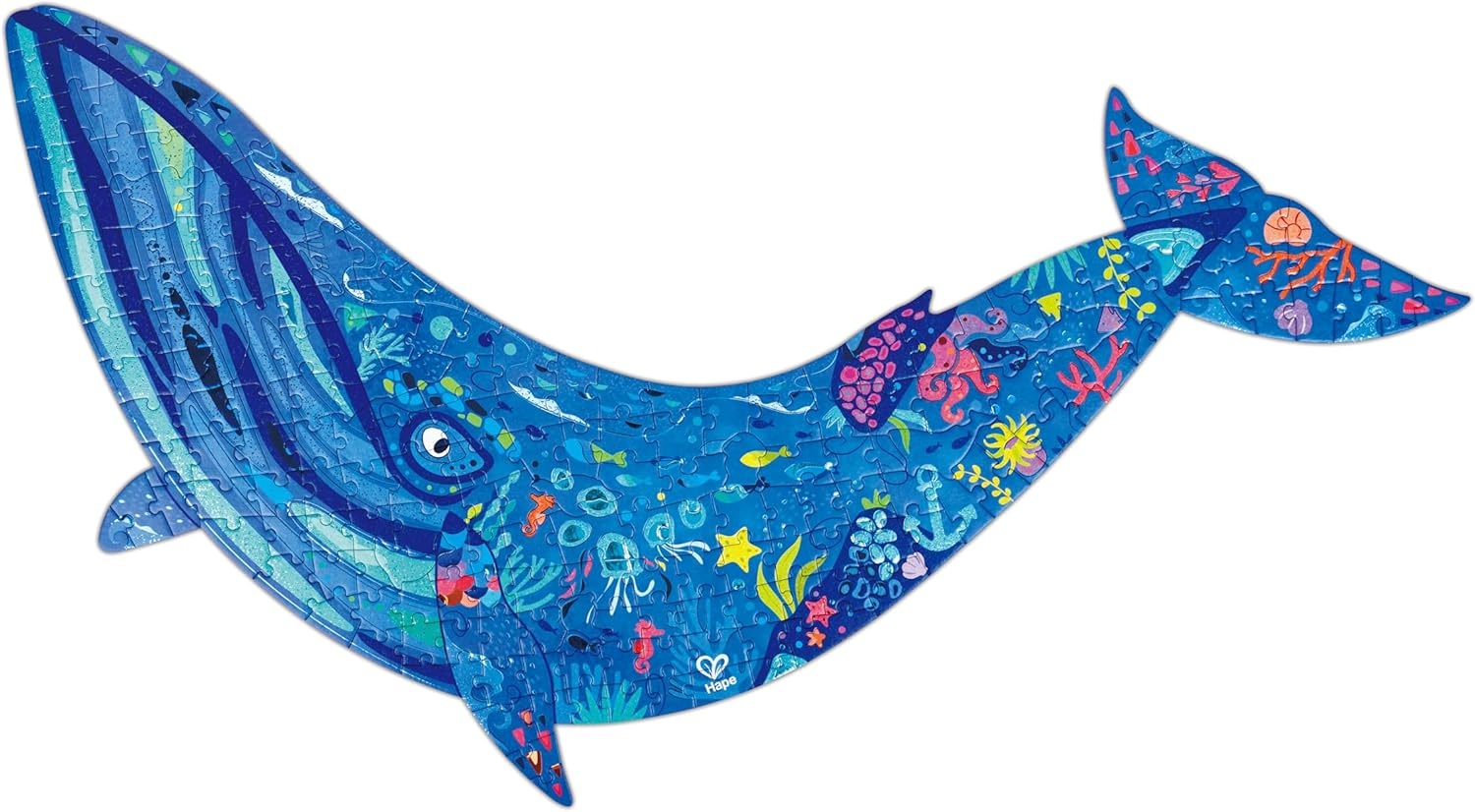 Hape Toys Hape Floor Puzzle: Humpback Whale Shimmer