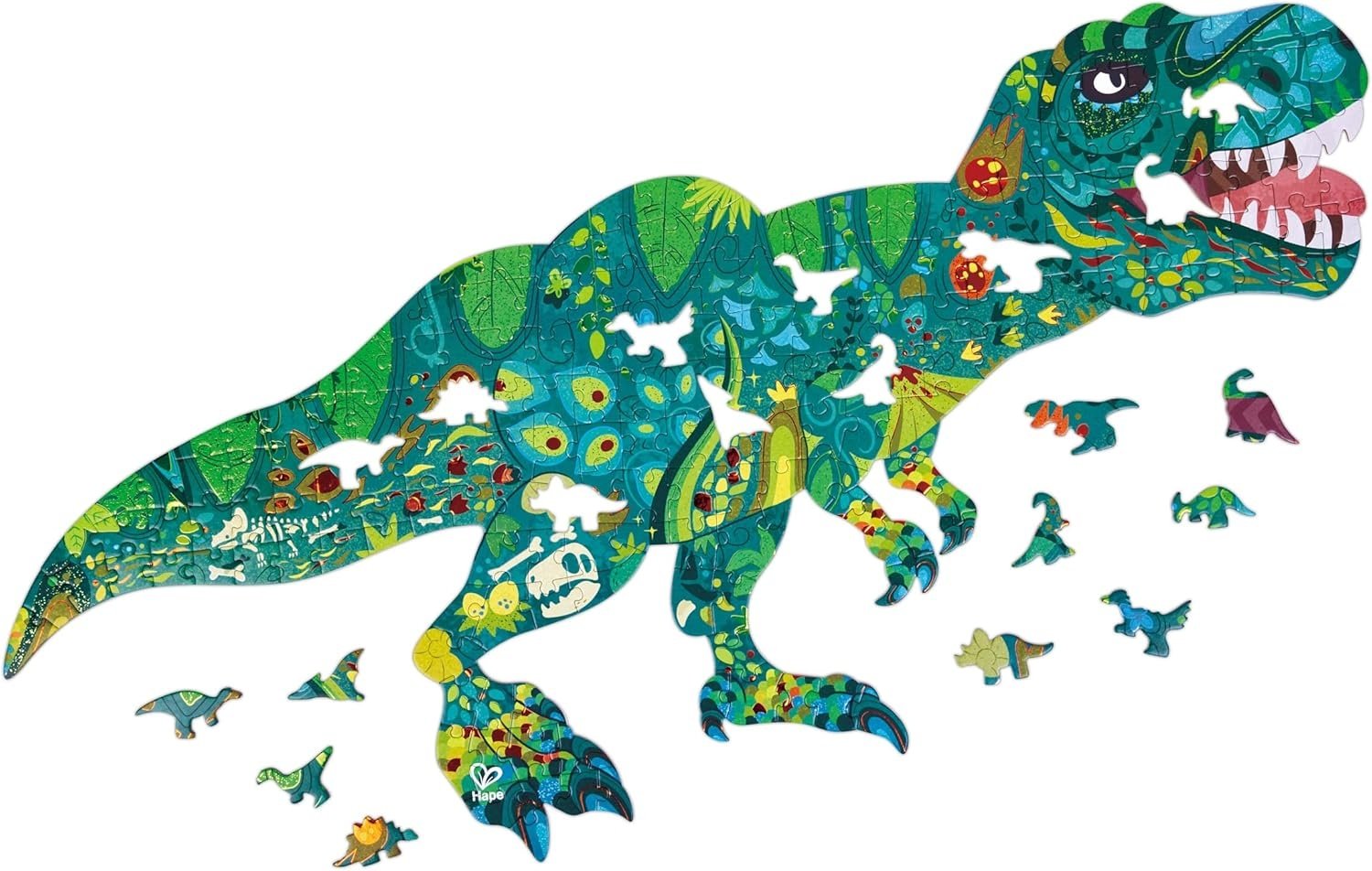 Hape Toys Hape Floor Puzzle: Dinosaur Shimmer