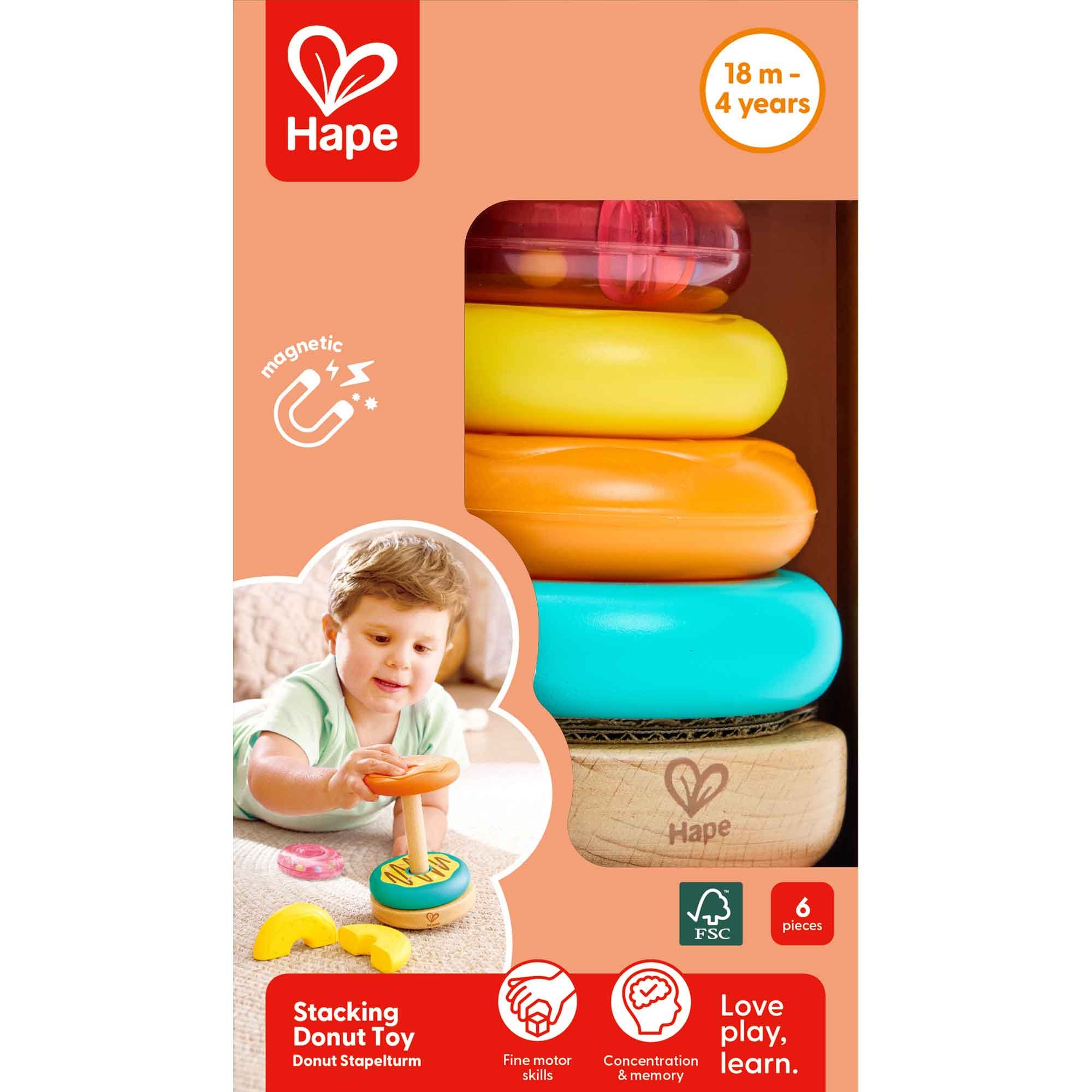 Hape Toys Hape Stacking Donut Toy