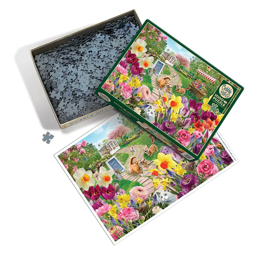 Cobble Hill Puzzles Cobble Hill  Puzzle 1000pc Springtime Frolic