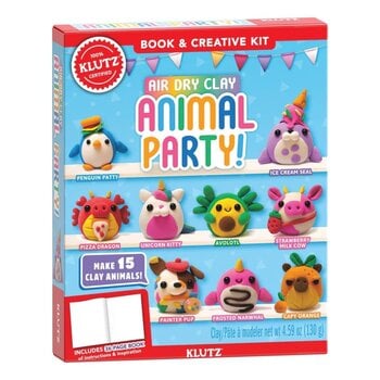 Klutz Klutz Book Air-Dry Clay Animal Party!