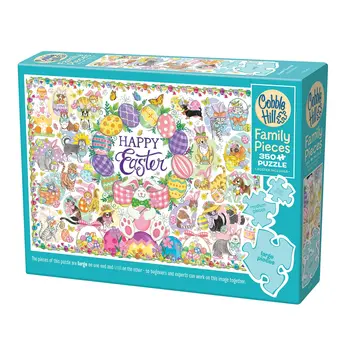 Cobble Hill Puzzles Cobble Hill Family Puzzle 350pc Happy Easter