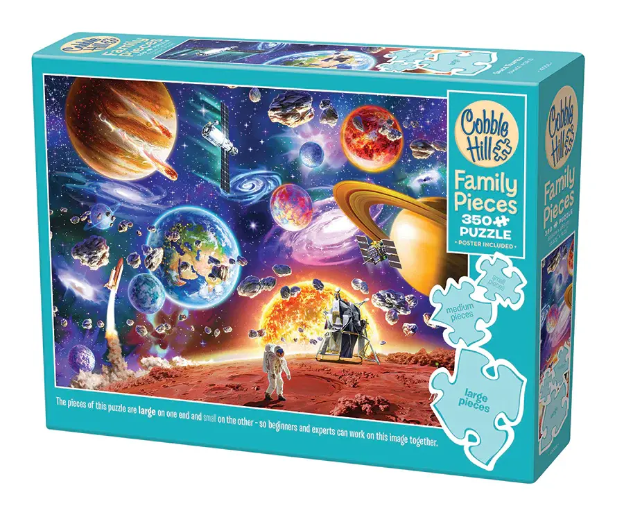 Cobble Hill Puzzles Cobble Hill Family Puzzle 350pc Space Travelers
